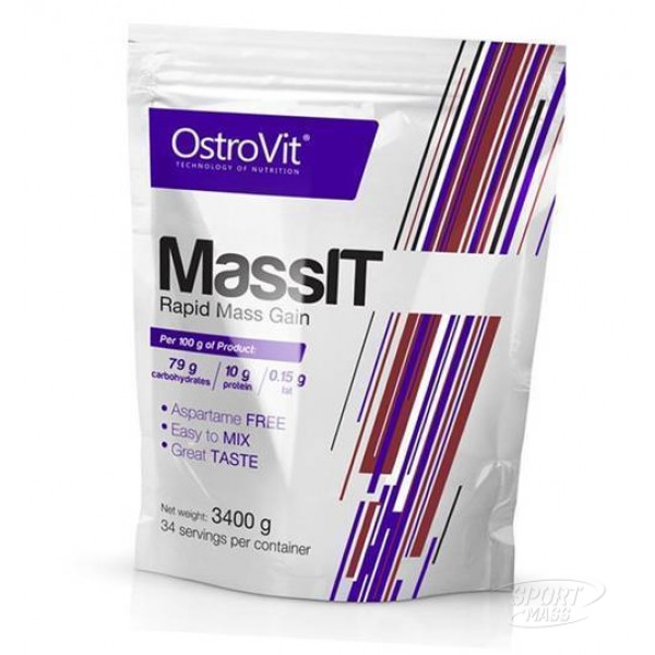 Гейнер , MassIt - 1 kg , Ostrovit (Польша) 