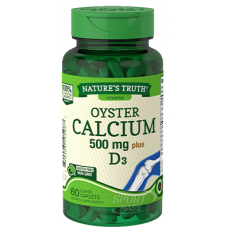 Кальций + Д3 , Calcium 500 + D3 - 60 caps , Natures Truth (США ) Кальций + Д3 , Calcium 500 + D3 - 60 caps , Natures Truth (США )