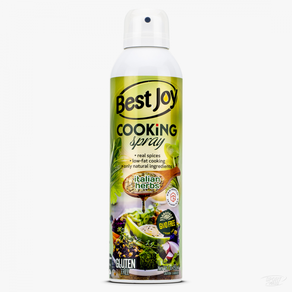 Масляный аэрозоль , Cooking Spray Italian herbs w sprayu - 250 ml , Best Joy (Польша) 