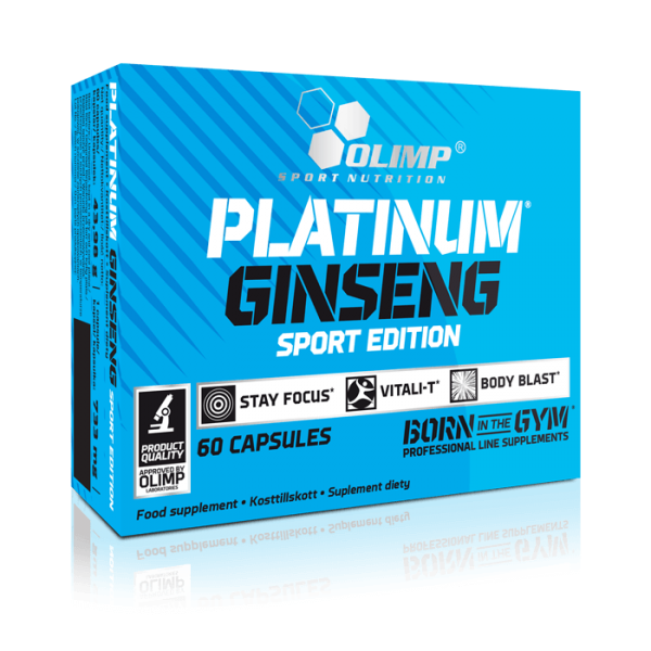 Женьшень , Platinum Ginseng - 60 caps , Olimp Sport Nutrition (Польша) 