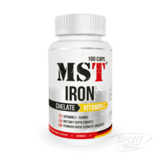 Железо с витамином С , Iron Chelate + Vitamin C - 100 caps , MST (Германия) 
