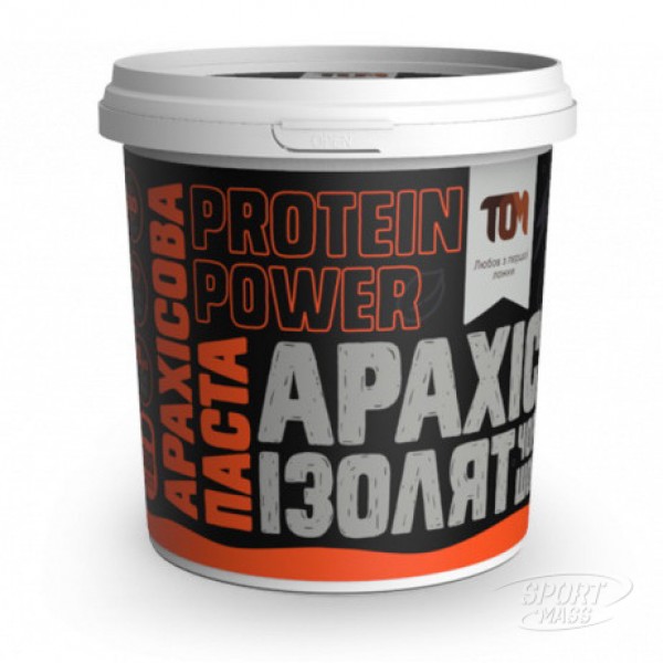 Арахисовая паста, Арахiсова паста з iзолятом та шоколадом - 500  g, ТОМ 