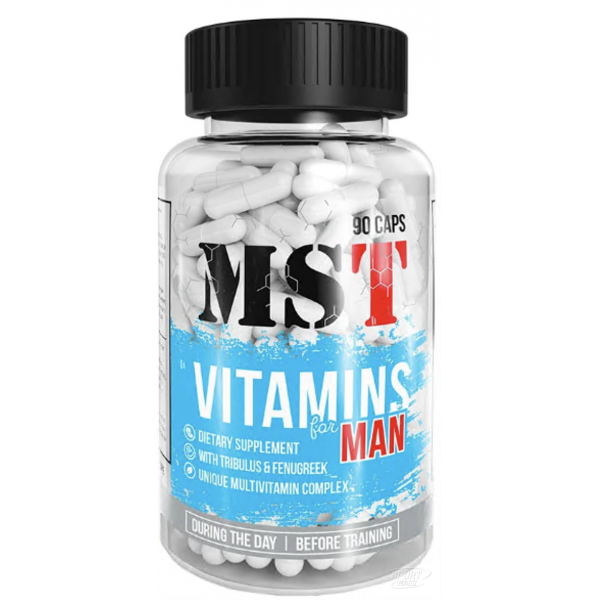 Витамины и минералы, Vitamins for Man - 90  caps, MST 