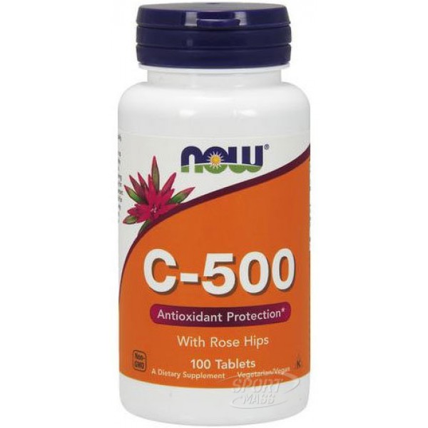 Витамин С , C-500  - 100 caps , NOW Foods (США ) 