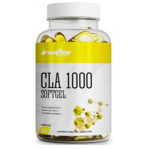 Жиросжигатель , CLA 1000 - 90 caps , IronFlex (Польша) 
