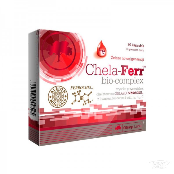 Комплекс для сердца , Chela-Ferr bio complex - 30 caps , Olimp Sport Nutrition (Польша) 