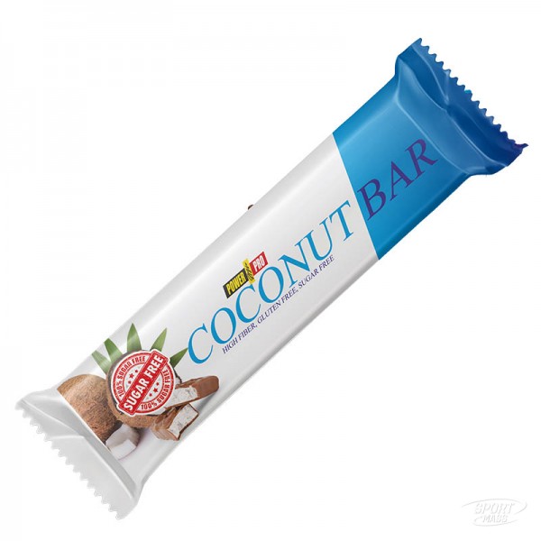 Батончик  Coconut БЕЗ ЦУКРУ - 60 g , Power Pro (Украина) 