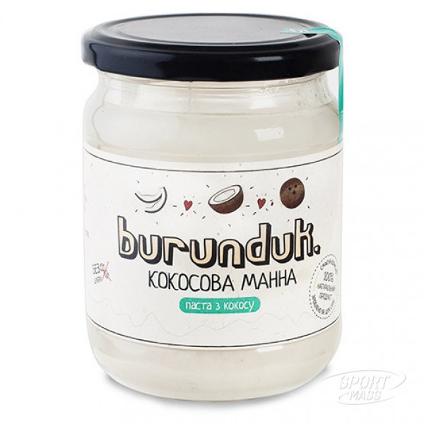 Арахисовая паста, Кокосова манна - 450  g, Бурундук 