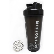 Шейкер  - 600 ml, черный, MyProtein 