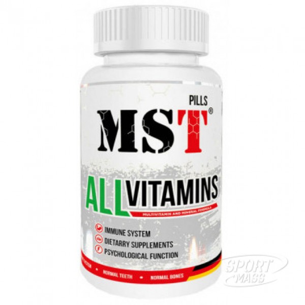Мультивитамин , All Vitamins - 60 tab , MST (Германия) 