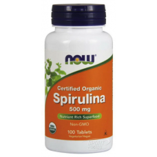 Спирулина , Spirulina 500 mg - 100 tab , NOW Foods (CША) Спирулина , Spirulina 500 mg - 100 tab , NOW Foods (CША)