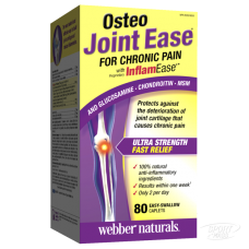 Хондропротекторный комплекс , Osteo Joint Ease + InflamEase +Gl.+Ch.+MSM - 80 tab , Webber Naturals (Канада) 