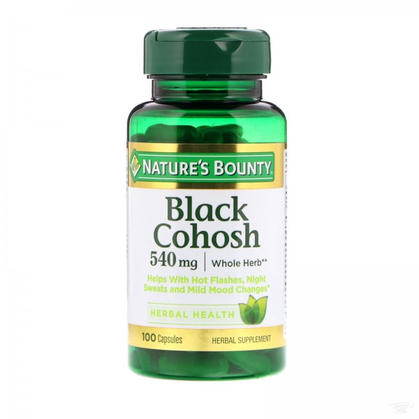 Черный стеблелист , Black Cohosh 540мг - 100 caps , Natures Bounty (США ) 