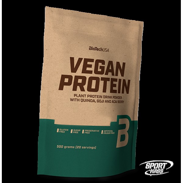 Протеин , Vegan Protein - 500 g , BioTech (USA) (CША) 