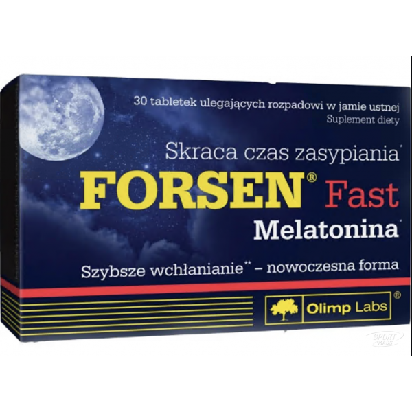 Комплекс для сна , Forsen Fast Melatonina - 30 tab , Olimp Sport Nutrition (Польша) 