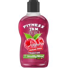 Джем без сахара , Фітнес джем, малина с витамином С - 200 ml , Power Pro (Украина)