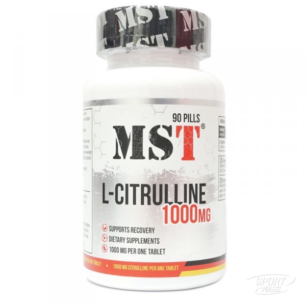 Цитрулин  , L-Citrulline 1000 - 90 caps , MST (Германия) 