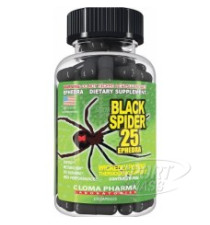 Жиросжигатель , Black Spider - 100 caps , Cloma Pharma (США )
