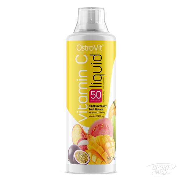 Витамин С , Vitamin C 1000 - 500 ml , Ostrovit (Польша) 
