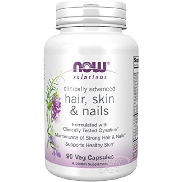 Витамины для кожи волос ногтей , Hair, Skin, Nails - 90 caps , NOW Foods (США ) 