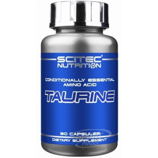 Таурин , Taurine - 90 caps , Scitec Nutrition , США 