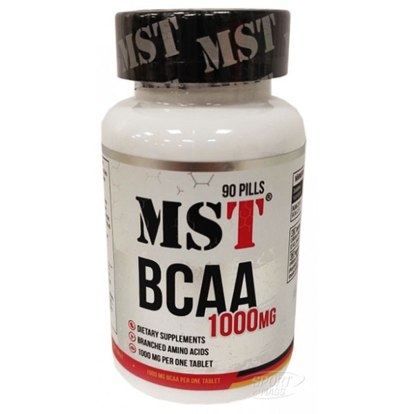 Аминокислоты BCAA , BCAA 1000 - 90 tab , MST (Германия) 