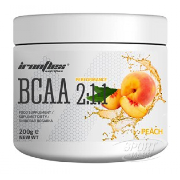 Аминокислоты BCAA, BCAA Performance 2-1-1 - 200  g, IronFlex 