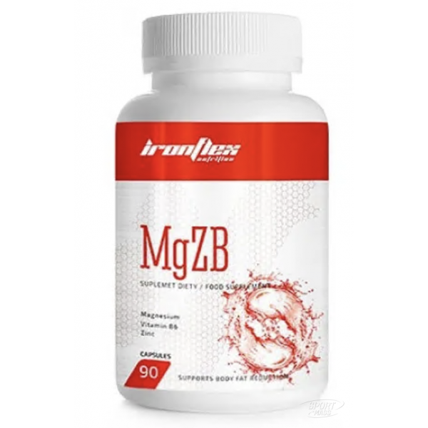 Магний цинк вит В6 , MgZB - 90 tab , IronFlex (Польша) 