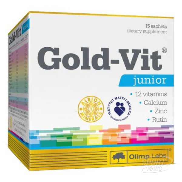 Детские витамины , Gold-Vit junior - 15 caps , Olimp Sport Nutrition (Польша) 