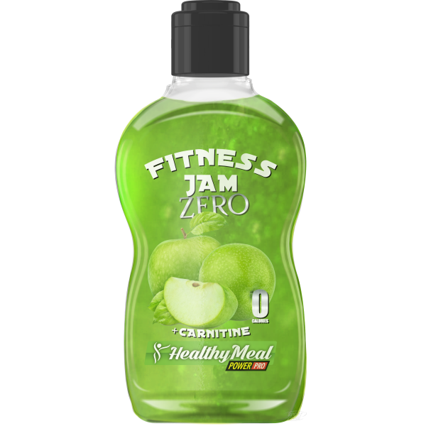 Джем с карнитином , Фітнес джем, зелене яблуко - 200 ml , Power Pro (Украина) 