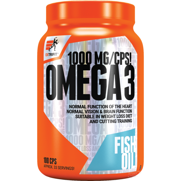 Рыбий жир, Омега-3 , Omega-3 1000 mg - 100 caps , Extrifit (Венгрия) 