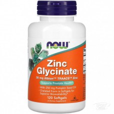 Глицинат цинка , Zinc Glycinate - 120 гел капс , NOW Foods (США ) Глицинат цинка , Zinc Glycinate - 120 гел капс , NOW Foods (США )