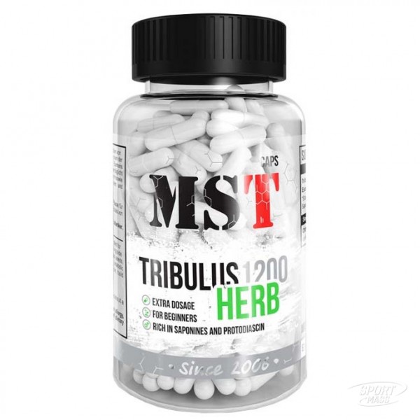 Трибулус , Tribulus Herb 1200mg - 90 caps , MST (Германия) 