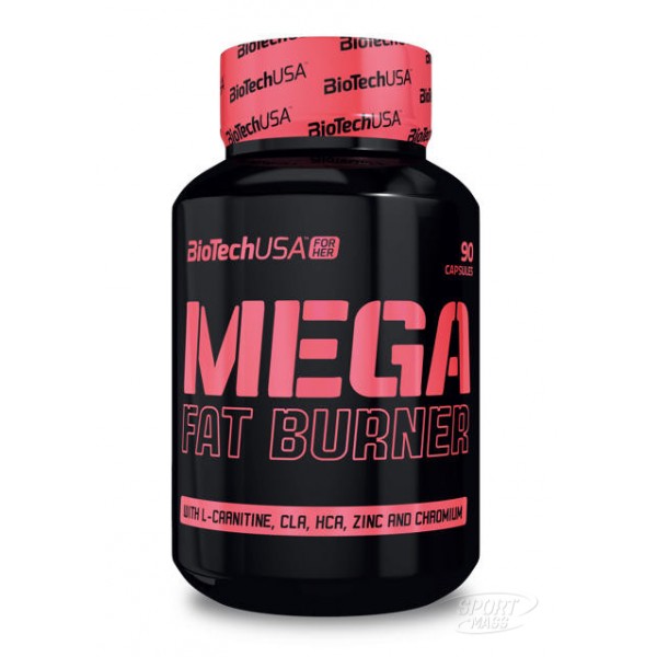 Жиросжигатель комплекс , Mega Fat Burner - 90 caps , BioTech (USA) (CША) 
