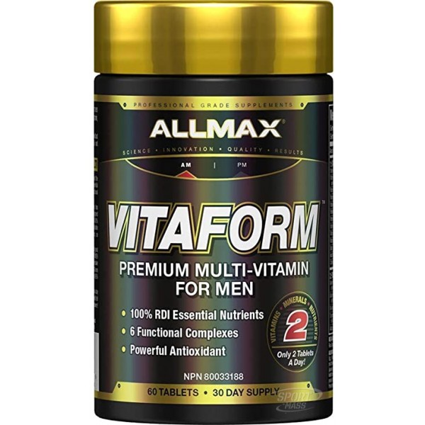 Витамины для мужчин комплекс , Vitaform for men - 60 tab , Allmax Nutrition (Канада) 