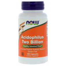Пробиотик , Acidophilus Two Billion - 100 caps , NOW Foods (США ) 