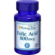 Фолиевая кислота , Folic Acid 800 - 250 tab , Puritans Pride (США ) Фолиевая кислота , Folic Acid 800 - 250 tab , Puritans Pride (США )