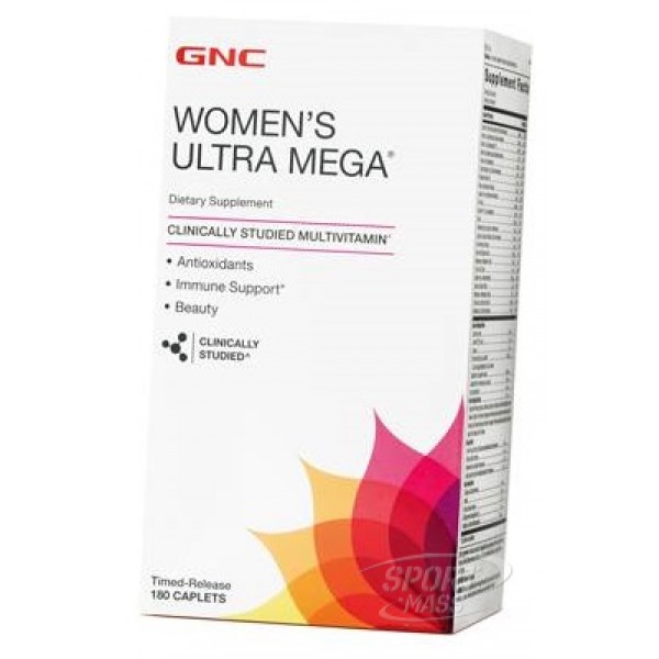 Витамины для женщин комплекс , Womens Ultra Mega - 90 caps , GNC (США ) 