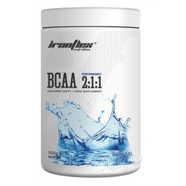 Аминокислоты BCAA, BCAA Performance 2-1-1 - 500  g, IronFlex 