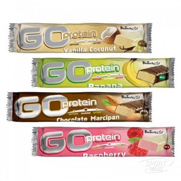 Батончик Go Protein bar - 80  g, BioTech (USA) 