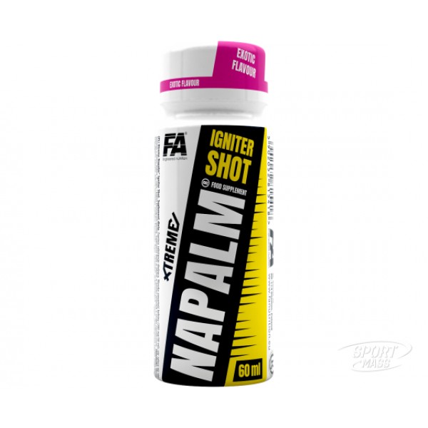 Предтренировочный комплекс , Xtreme Napalm Shot - 60 ml , FA Nutrition (США ) 