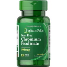 Пиколинат хрома , Chromium Picolinate 500 - 100 tab , Puritans Pride (CША) Пиколинат хрома , Chromium Picolinate 500 - 100 tab , Puritans Pride (CША)
