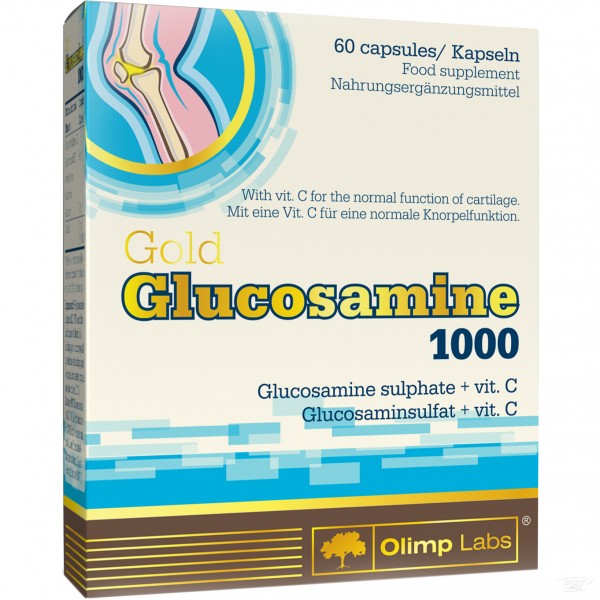 Глюкозамин Хондроитин МСМ  , Gold Glucosamine 1000 - 60 caps , Olimp Sport Nutrition (Польша) 