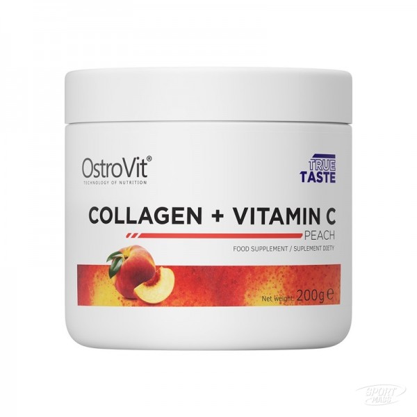 Коллаген + витамин С , Collagen + Vitamin C - 200 g , Ostrovit (Польша) 