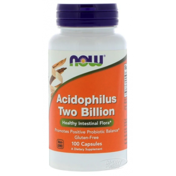 Пробиотик , Acidophilus Two Billion - 100 caps , NOW Foods (США ) 