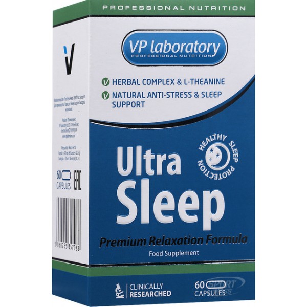 Комплекс для сна , Ultra Sleep - 60 caps , VP laboratory (США ) 