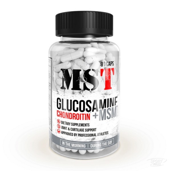 Глюкозамин Хондроитин МСМ  , Glucosamine+Chondroitin+MSM+D3 - 90 caps , MST (Германия) 