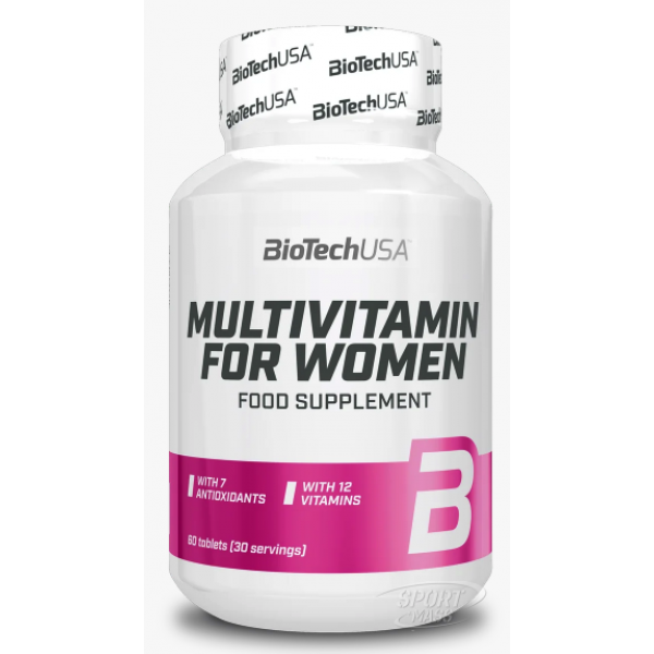 Витамины для женщин комплекс , Multivitamin for Women - 60 tab , BioTech (USA) (CША) 