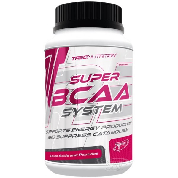 Аминокислоты BCAA , Super BCAA System - 300 caps , Trec Nutrition (Польша) 