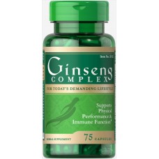 Женьшень , Ginseng Complex - 75 caps , Puritans Pride (США ) Женьшень , Ginseng Complex - 75 caps , Puritans Pride (США )